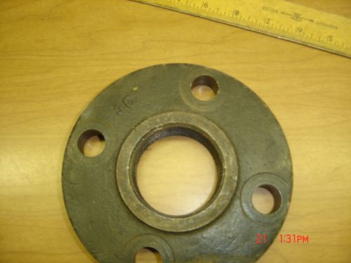 6&#034; black pipe flange black  iron 2&#034; fip center female threaded for sale