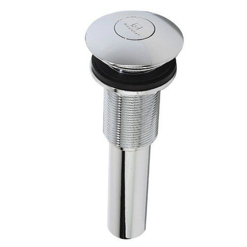 DECOLAV 9298-CP PUSH BUTTON CLOSING UMBRELLA DRAIN - POLISHED CHROME