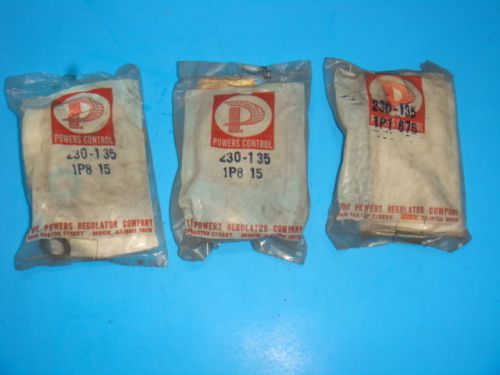 NEW LOT OF 3, POWERS TRIPLE DUTY POPPET CHECKSTOP REPAIR KIT, NOS