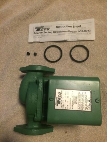 TACO 0010-ZF3 PRIORITY ZONING CIRCULATOR PUMP 1/8 HP 115V NEW