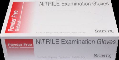 SKINTX EXTRA LARGE  Nitrile Powder-Free 5-5.5 mil MED. GRADE EXAM 10/BX /1/CASE