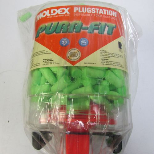 New moldex 6845 pura fit  disposable foam earplugs plugstation 500 plugs for sale