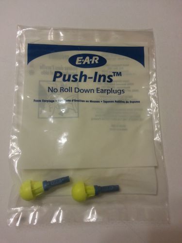 1 PAIR E.A.R Aearo3M Push-Ins UNCORDED Earplugs 318-1000