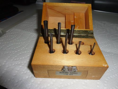 Precision 7 piece carbide  boring bar set . for sale