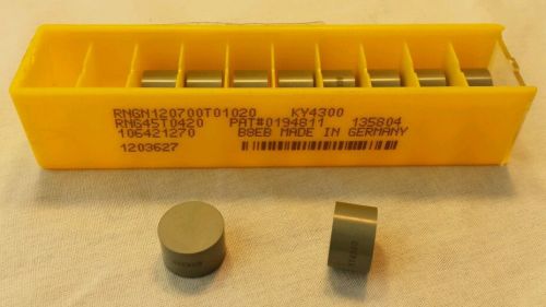 Kennametal Ceramic Inserts RNGN 120700T01020 KY4300