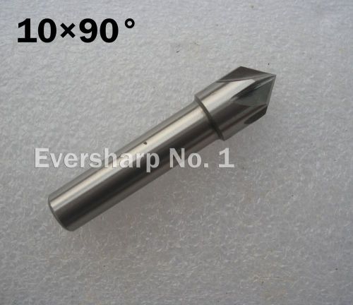 New 1pcs HSS 6Flute Cutter Dia 10mm 90 degree Countersink Drill Bit