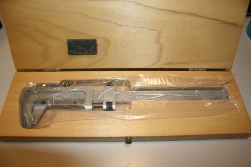 Vintage 16-0170-00 scherr tumico 0-6&#034; english/metric vernier caliper usa for sale