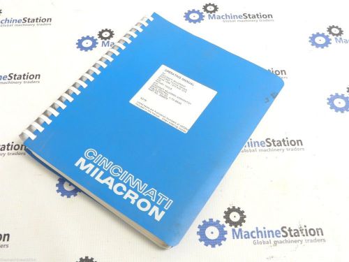 OPERATING MANUAL FOR CINCINNATI MILACRON CINTURN TURNING CENTERS 1208 1210 1212