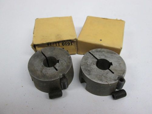 LOT 2 NEW DODGE 1610 11/16 TAPER-LOCK BUSHING 11/16IN D302610