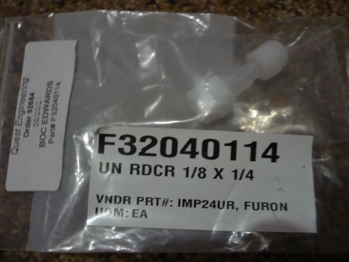 New boc edwards f32040114  imp24ur furon un reducer 1/8 x 1/4 for sale