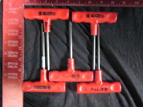 Wrench 5-pk 1/4 hex allen t-wrench   wrench 1/4&#034; hex allen tee handle pkg 5 for sale