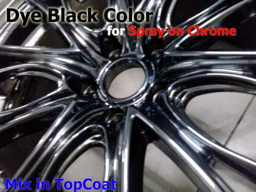 mysoy.me # Black Color Dye For Spray On Chrome Ready Used 30cc