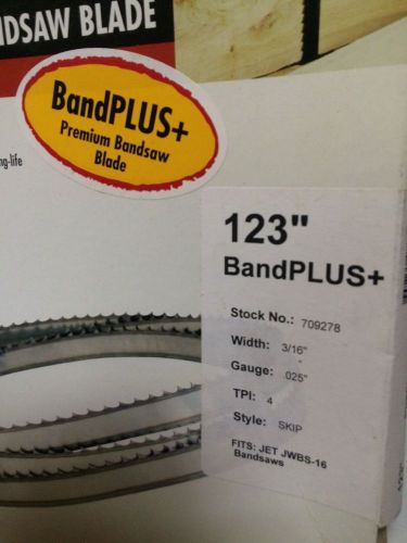 Jet professional duty bandsaw blade 3/16 wide style:skip for sale