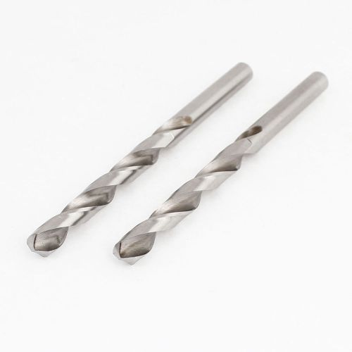 6.7mm Diameter Split Point 100mm Long High Speed Steel Twist Drill Bits 2 Pcs