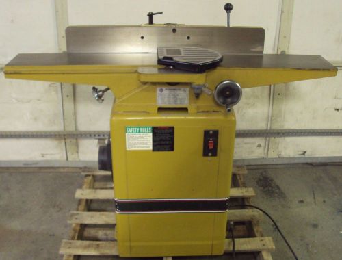 6&#034; Powermatic Model 54 Jointer, 1997, 6000RPM, 1HP, 1PH, 115/230V, 4 Sets Knives