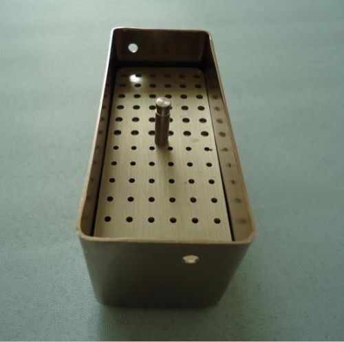 72-Holes Dental FG High Speed Bur Burs Points Holder Block Autoclave Box -JY15