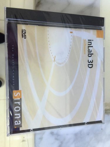 Sirona Cerec Inlab Brand New 3.01 Software Cd