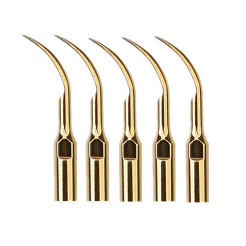 Sale!! 5pc Dental Ultrasonic Scaling scaler Tip Fit DTE SATELEC NSK Golden GD2T