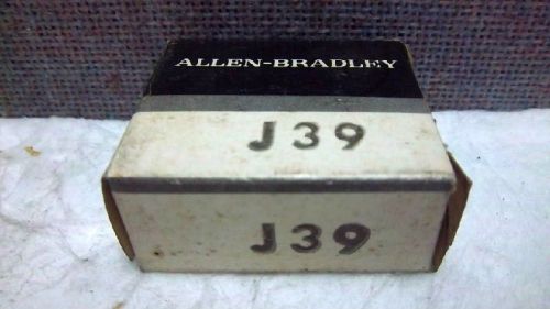 ALLEN BRADLEY THERMAL OVERLOAD HEATER ELEMENT J-39 NEW J39