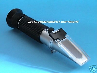 New 0-100 ppt salinity salt refractometer atc 4 aquarium heavy duty high quality for sale