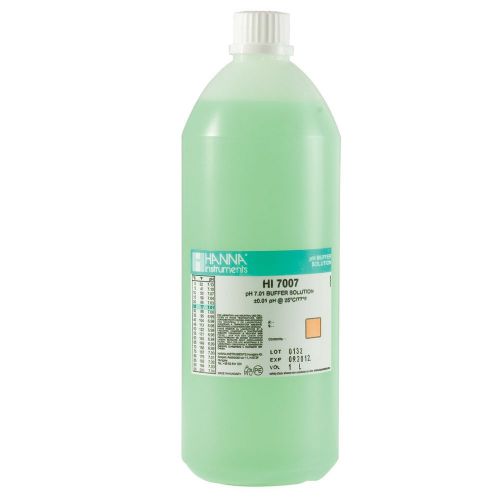 Hanna Instruments HI7007/1L pH 7.01 buffer solution at 25C 1 L