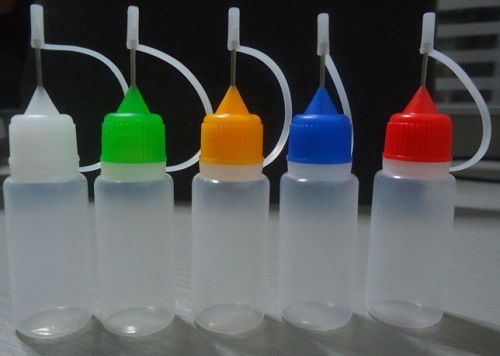 New 10pcs 5ml empty plastic squeezable liquid dropper bottles needle tip ldpe for sale