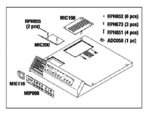 Ritter midmark m11 top cover kit, rpi part #mik197  oem part #002-0503-00 for sale