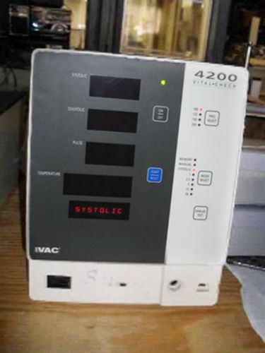 Patient monitor: ivac vital check 4200 patient monitor for sale