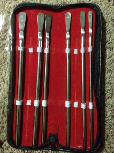 urethral sounds Set Of 6 With Case