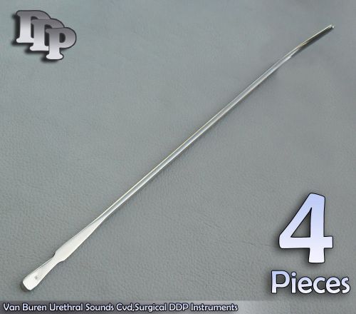 4 Pieces Of Van Buren Urethral Sounds 16 FR Cvd,Ob/Gyn Surgical DDP Instruments