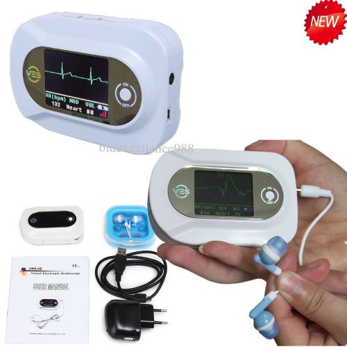 Ce  electronic visual stethoscope+spo2+ecg led  lightweight medical  vital sign for sale