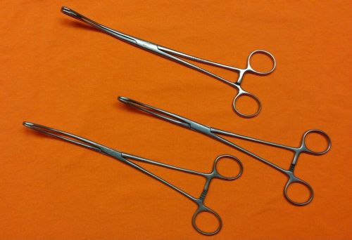 3x&#039;s GL660 V. Mueller Foerster sponge forceps curved serrated