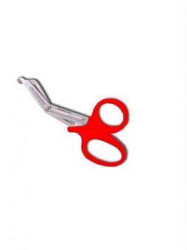 Medical bandage utility scissors shears 7.5&#034;, red for sale