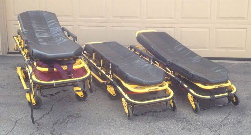 LOT OF 3 STRYKER MX PRO Ambulance Stretchers Cot EMT EMS -FREE SHIPPING!