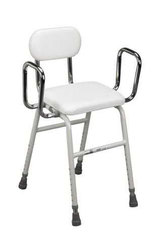 Drive Medical Kitchen Stool, White