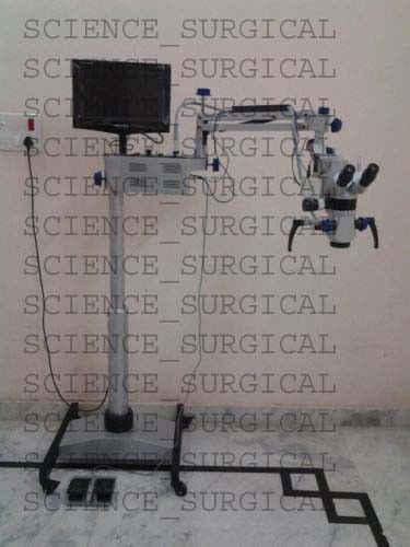 Details about  ENT Surgery Microscope 3 Step Optical Head with CCD Camera &amp; LED