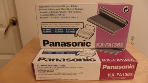 2 x Genuine Panasonic KX-FA136X only for 14.99?