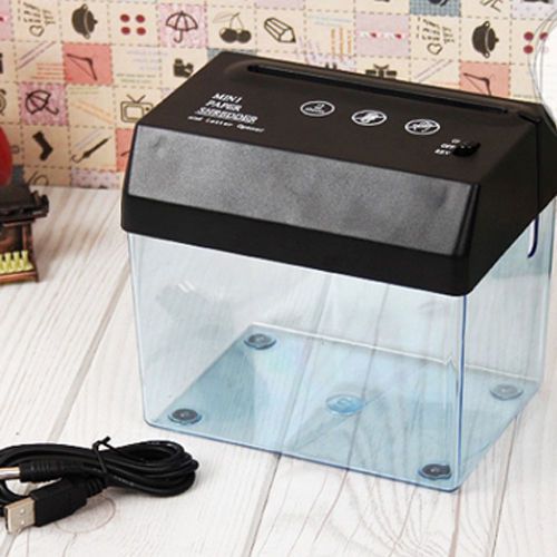 New usb port or aa battery auto  paper shredder for office home school  paper for sale