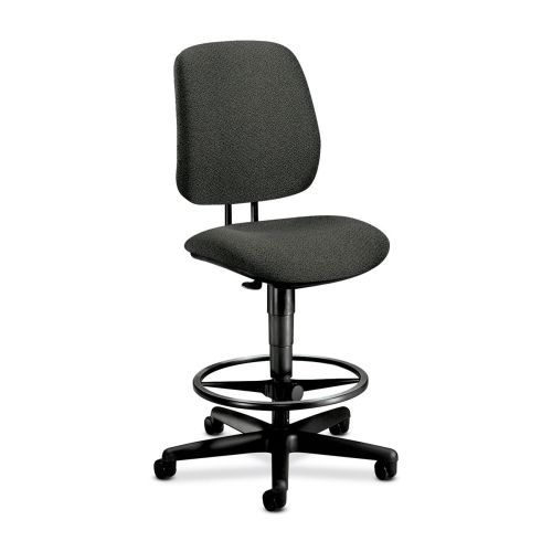 HON 7705 Pneumatic Task Stool - Olefin Gray Seat - Urethane