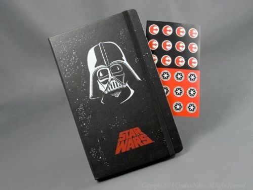 Moleskine 2015 star wars 12-month ltd ed large daily planner agenda 5&#034; x8 1/4 &#034; for sale