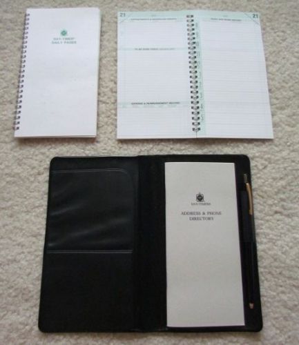 Day Timer Holder, Address Book, Pen and 2 Calendar Months