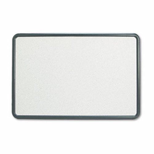 Quartet Contour Granite-Finish Tack Board, 36 x 24, Black Frame (QRT699370)