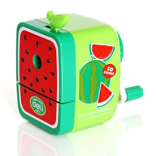 Creative Office School Home Fruit Watermelon Pencil Sharpener Desk Stationary