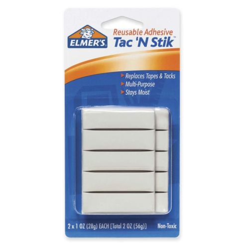 Elmer&#039;s Tac &#039;n Stik Adhesive Putty - 2&#034; Width - Non-toxic, Moisture (epi98620)