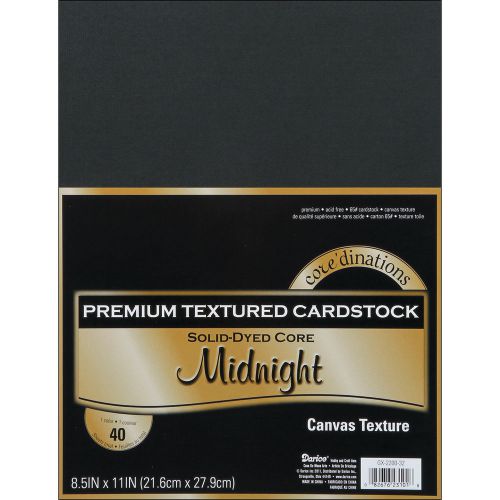 Darice Core-dinations Value Pack Cardstock 8-1/2-in x 11-in 40/Pkg GX220032