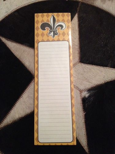 WELLSPRING Southwest Diamond Fleur De Lis MAGNETIC LINED NOTEPAD