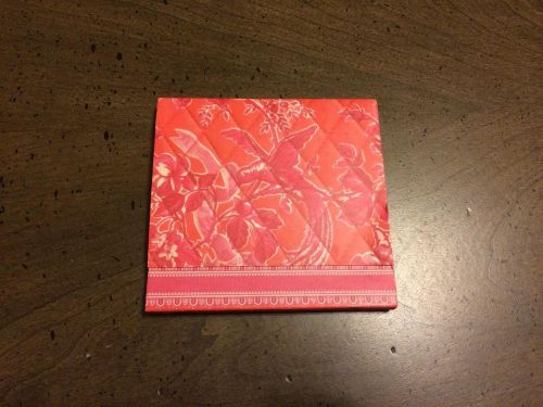 Vera Bradley Hope Toile NWOT Note Pad Pocket Book Mini Journal Retired