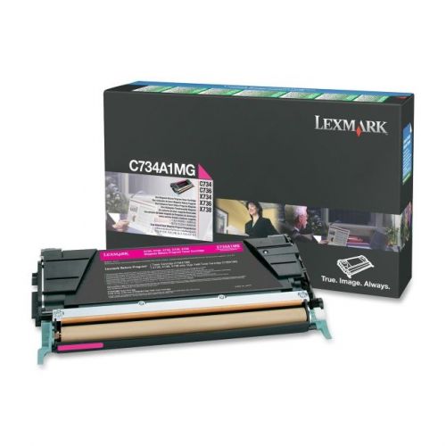 LEXMARK - BPD SUPPLIES C734A1MG MAGENTA RETURN PROG TONER CART