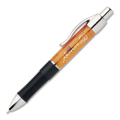 Xenon by Itoya XE-100OR Orange Barrel .01mm Rollerball Pen 2 pk