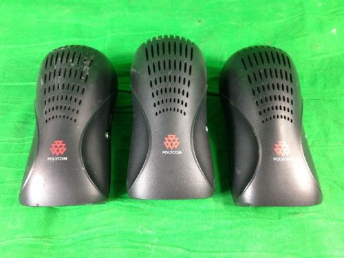 Lot Of 3 Polycom SoundStation 2 Wall Modules